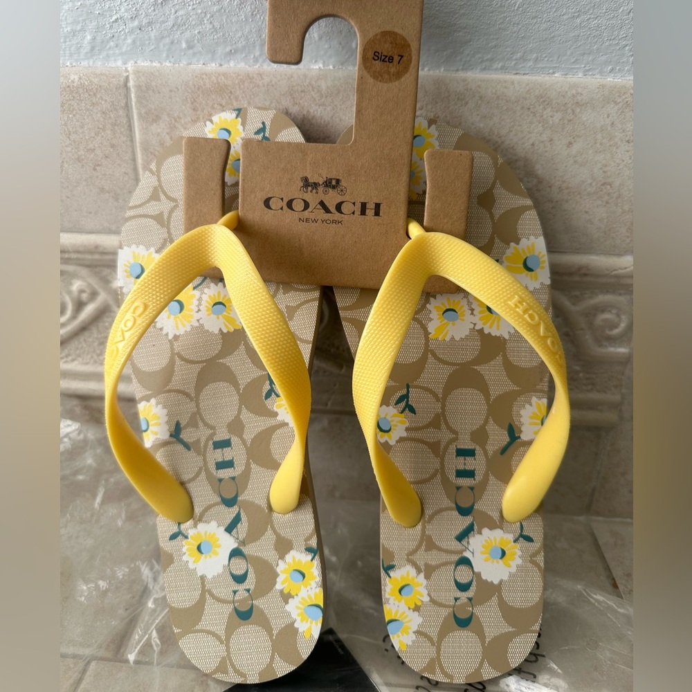 Coach Daisy Flip Flops